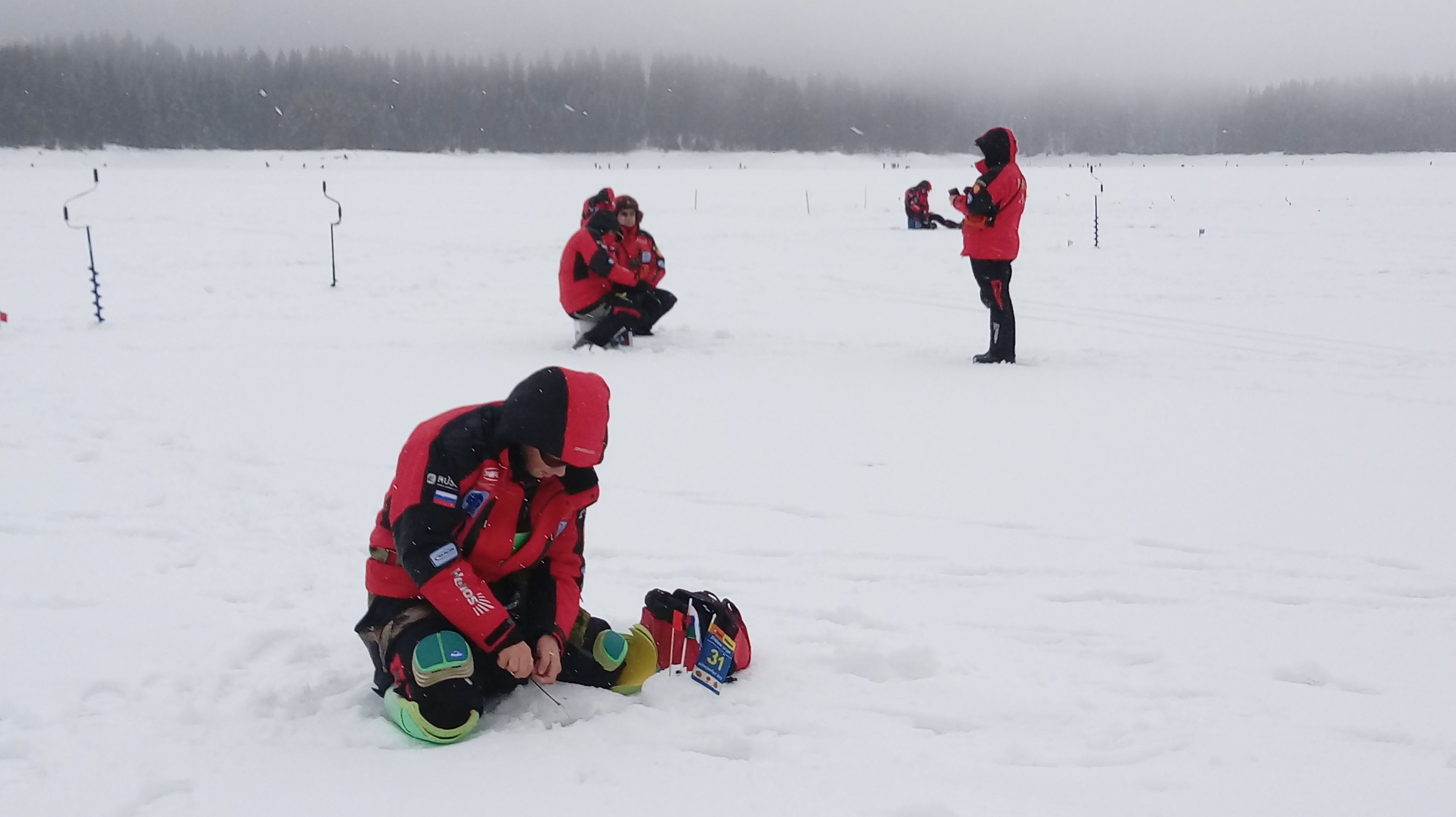 Прошел второй день тренировки и торжественное открытие ЧМ-2019 по ловле рыбы на мормышку со льда