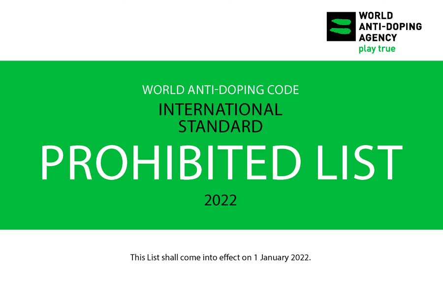 Новый список запрещенных веществ WADA