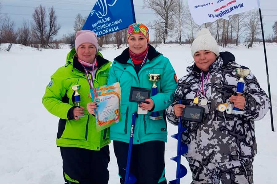 Итоги чемпионата города Барнаула по ловле на мормышку со льда среди женщин