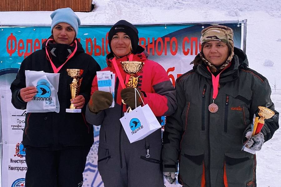 Итоги кубка Нижегородской области по ловле на мормышку со льда среди женщин