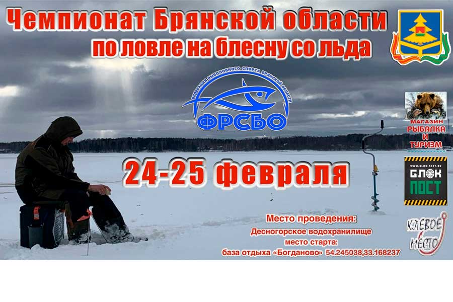 Чемпионат Брянской области по ловле на блесну со льда