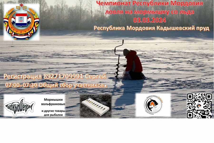Чемпионат Республики Мордовия по ловле на мормышку со льда